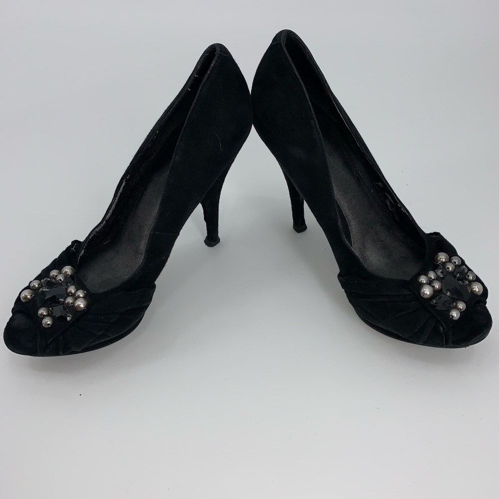 BCBG Peep Toe Pumps - Picture 6 of 8